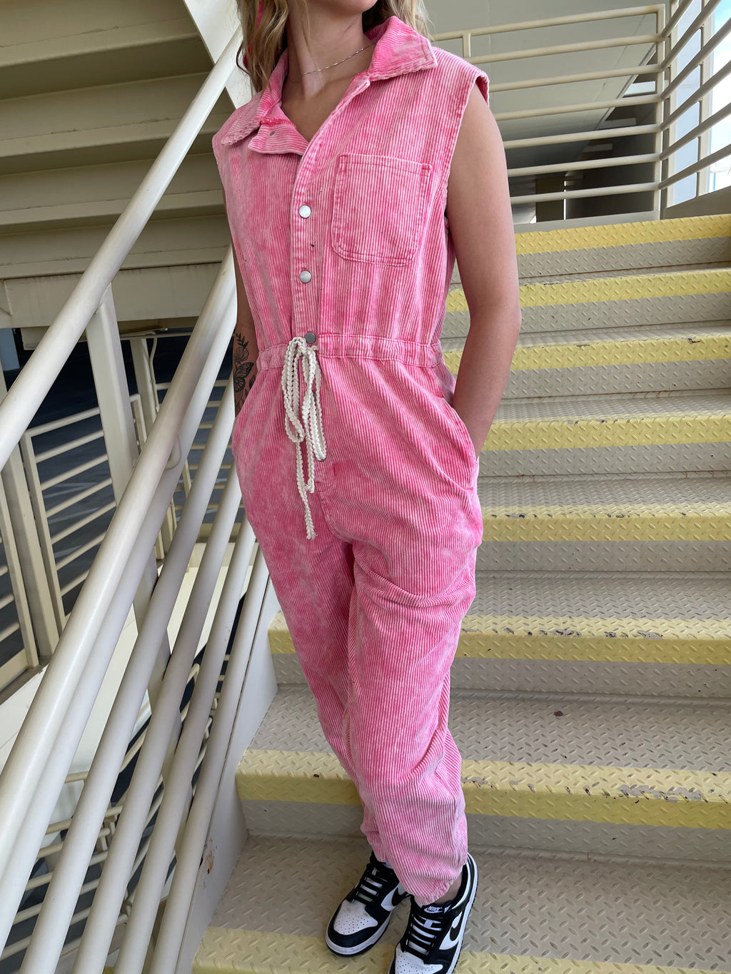 Hot Pink Macie Jumpsuit