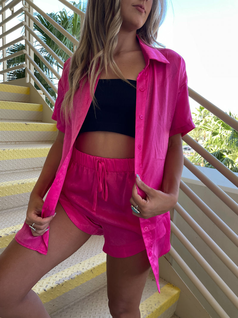 Chelsey Set in Hot Pink