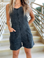 Black Feel Free Romper