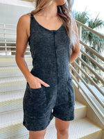 Black Feel Free Romper