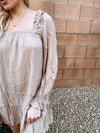 Romance Dress in Taupe