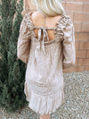 Romance Dress in Taupe