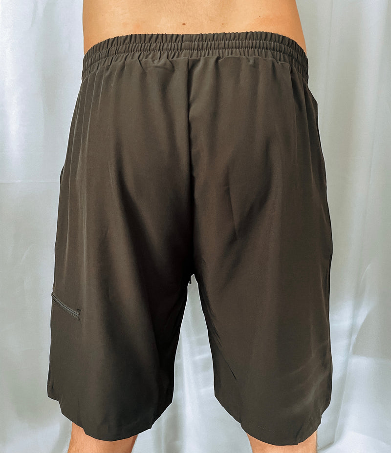 Black Drawstring Shorts