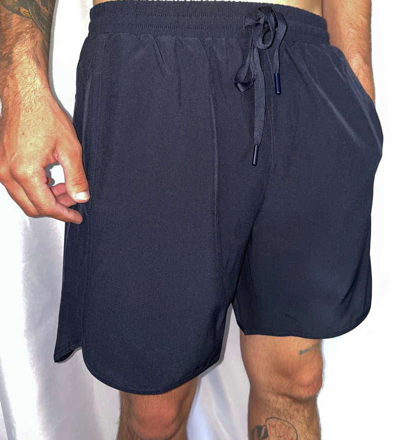 Navy Drawstring Shorts