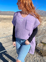 Lavender Relatable Sweater