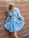 Catch Feelings Dress in BabyBlue